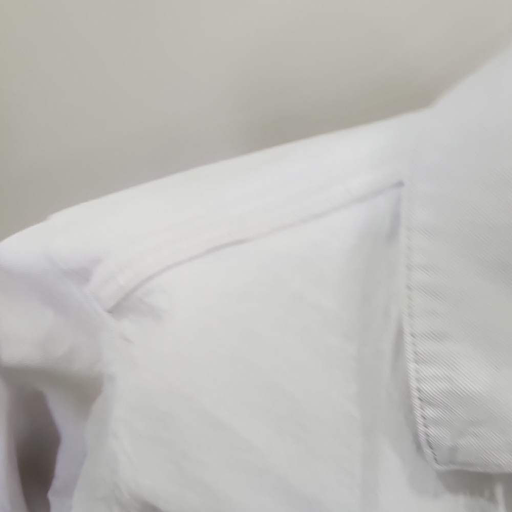 Abercrombie & Fitch Cream Lightweight Shirt Jacket - Picture 5 of 16